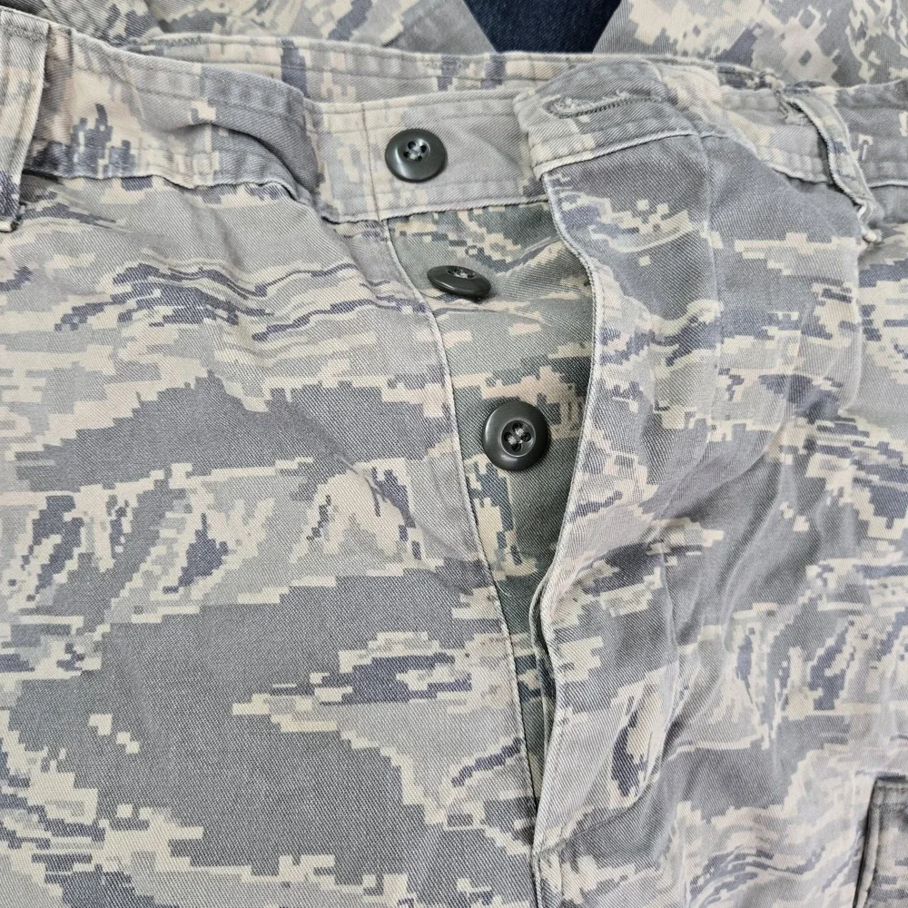Propper Men‎ Pants 32L Gray Cargo Tiger Camouflage Air Force Utility Trouser Y2K